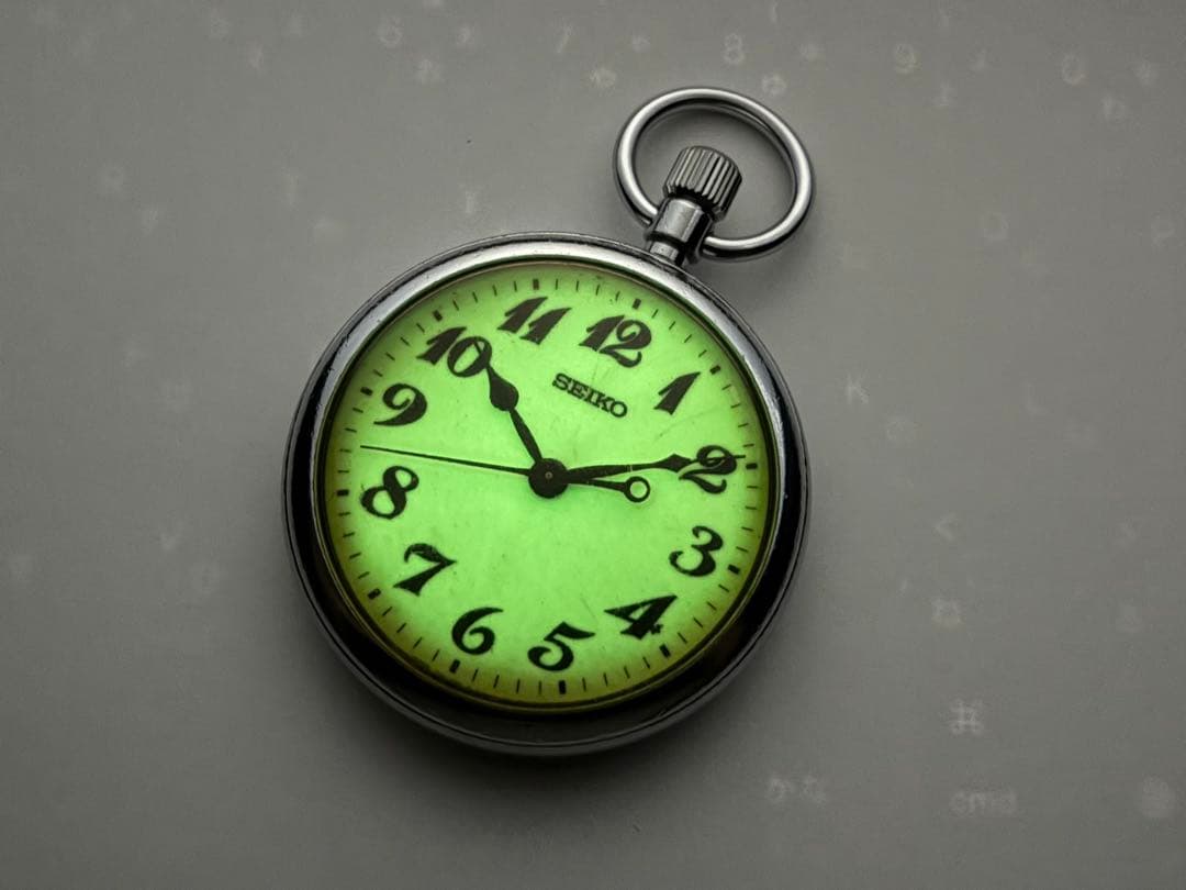 ペ*️様 JR西日本 SEIKO 懐中時計(鉄道時計) ルミブライト 蓄光