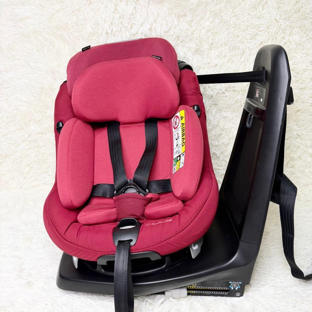 美品 MAXI-COSI マキシコシ AxissFix Plus ノマドレッド
