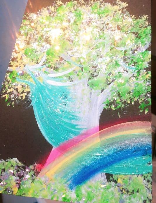 専用ページご購入できません開運絵画　☆生命樹☆成長☆