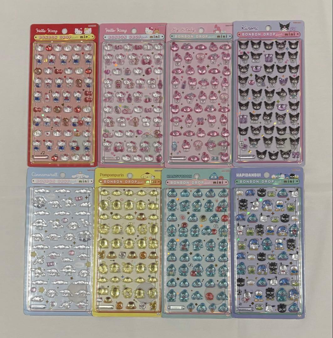 サンリオ ボンボンドロップシールミニ ８点セット mini 正規品