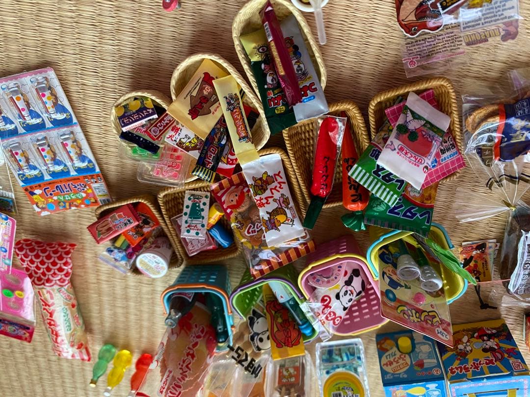 ⑨ ぷちサンプル　ぷち駄菓子屋さん　リーメント　ミニチュア