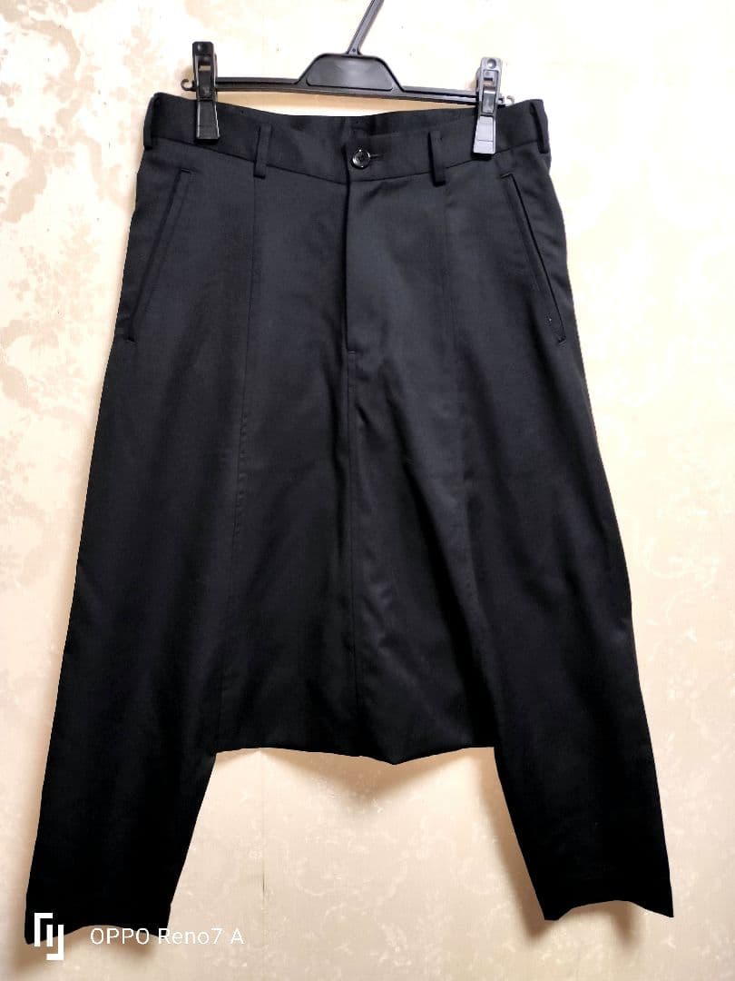 BLACKCOMMEdesGARCONS サルエルパンツ　黒　XS