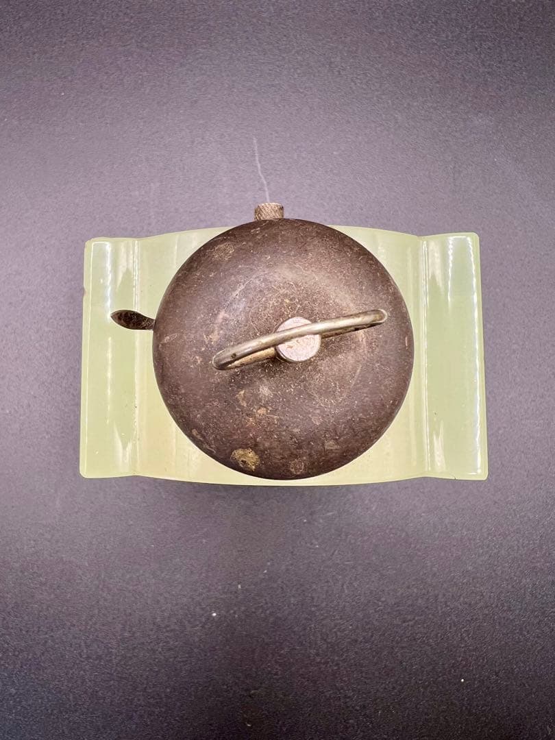 ウランガラス　精工舎　目覚まし時計　置時計　SEIKOSHA 和ガラス　レトロ