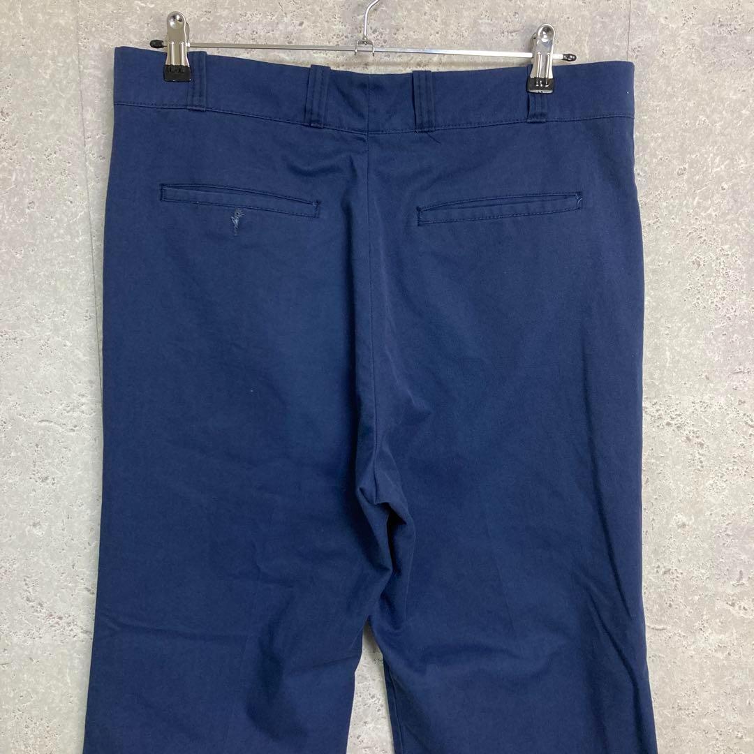 ３枚SEARS PERMA PREST 80sネイビーチノパンワークW36L32
