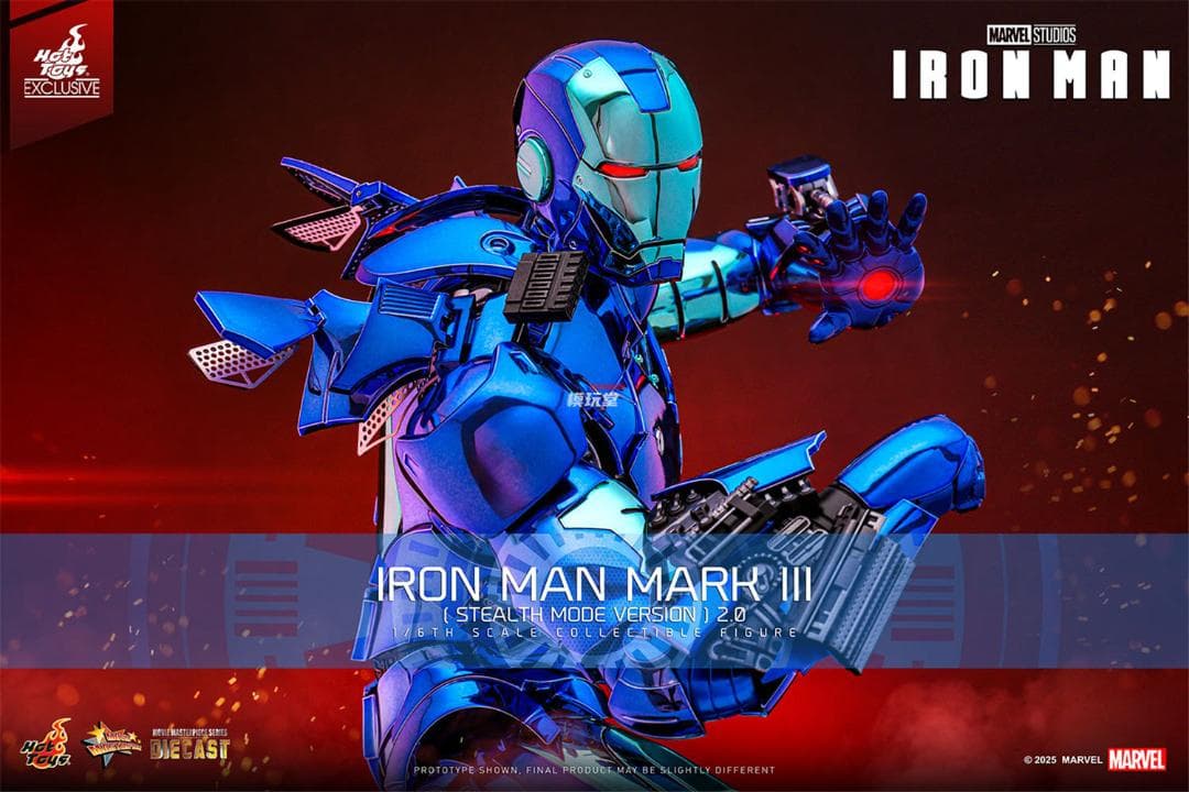 ホットトイズ 1/6 アイアンマン・マーク3 ステルスモード MMS814D71