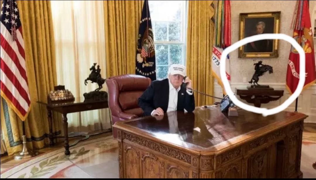 BRONCO BUSTER アンティークブロンズ像