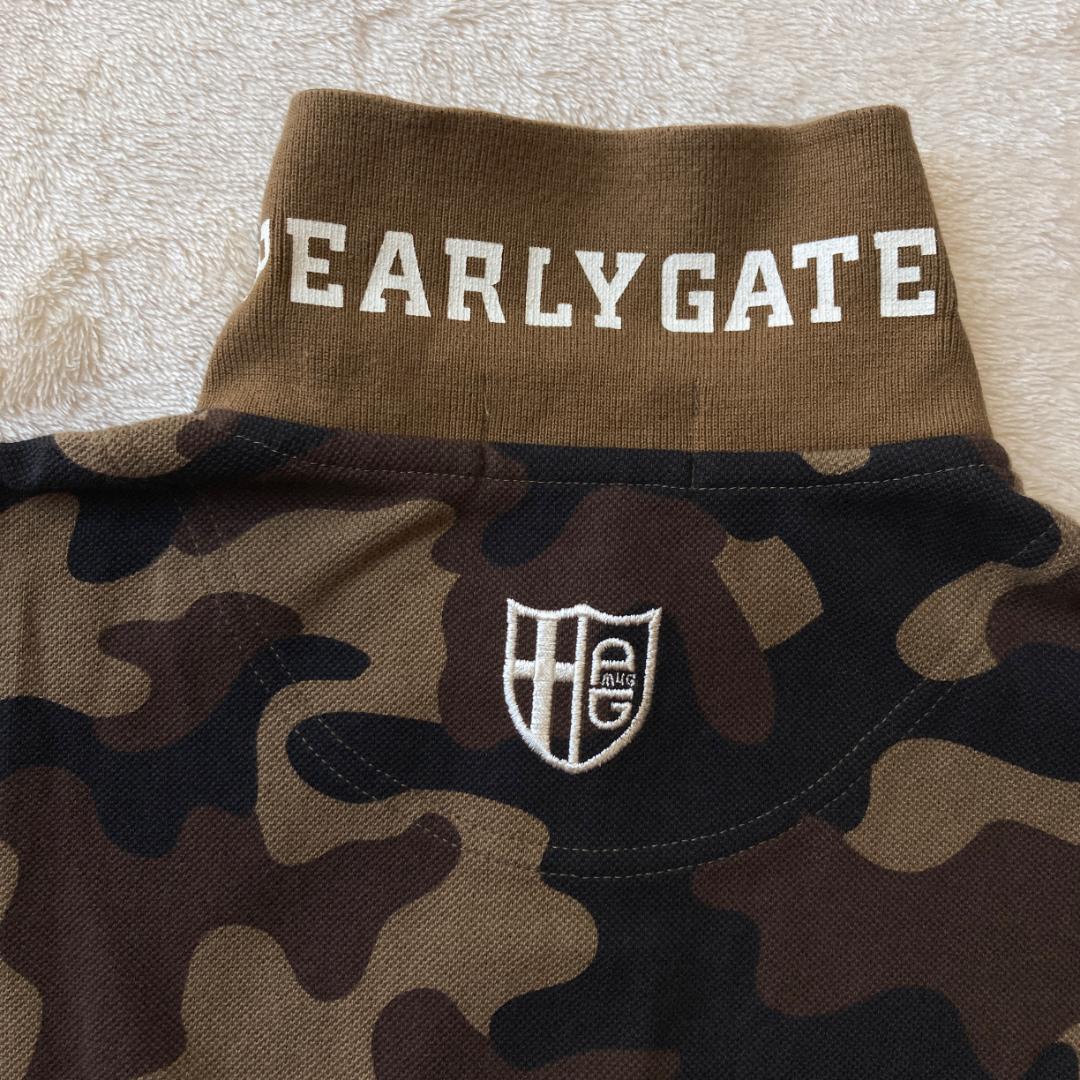 1257 パーリーゲイツ PEARLY GATES ポロシャツ 迷彩 茶 1