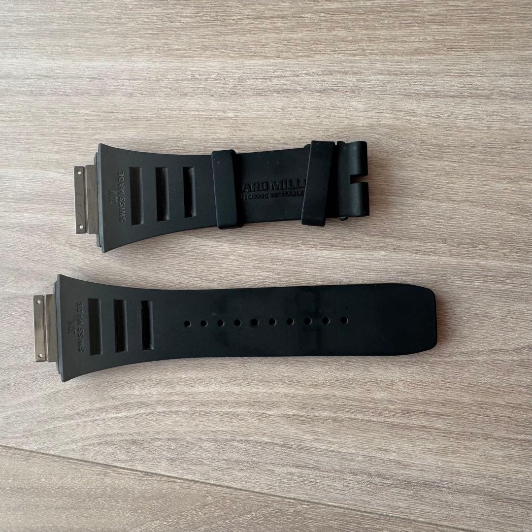 Richard Mille リシャールミル　ラバーベルト　ブラック　30M