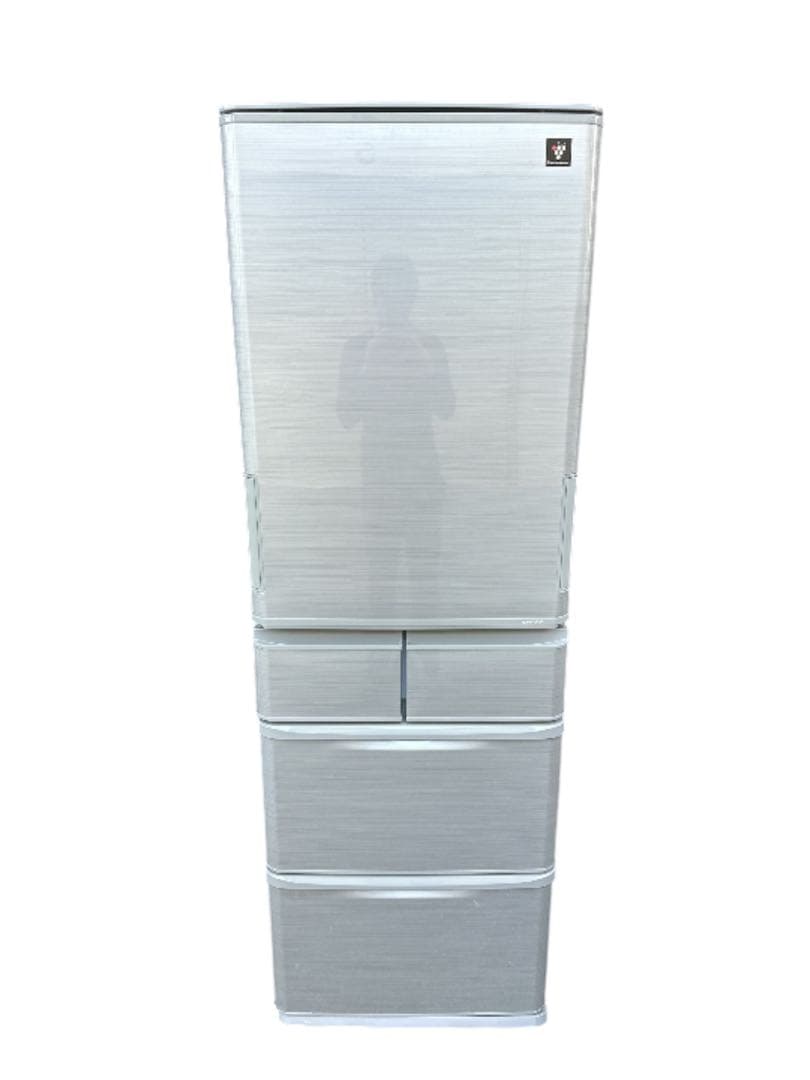 シャープ 冷蔵庫 SJ-W412D-S 412L 送料無料　両開き