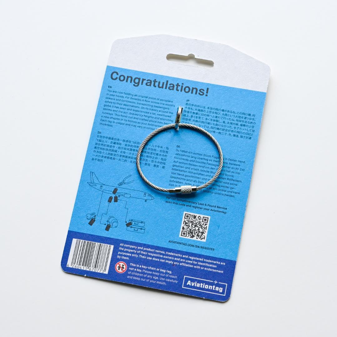 【セット】ANA B737-700 + タグ キーホルダー 1/400