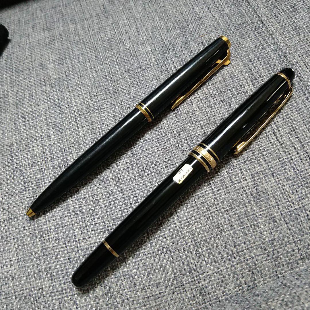 MONT BLANC 14Ｋ金先♪万年筆・ボールペンセットです(⌒▽⌒)