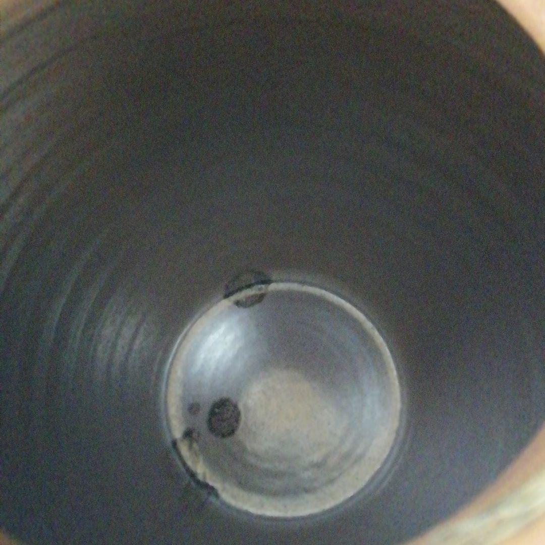 Ｔ８５２　飾壷　『丹波焼』『茶壷』『尾中窯　市野信水 作』　共箱　茶道具