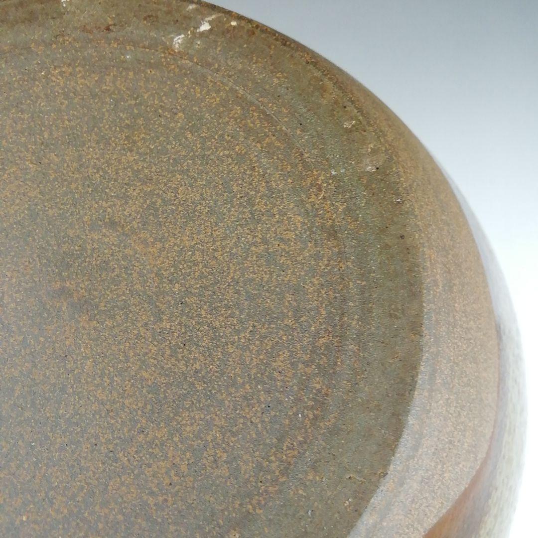 Ｔ８５２　飾壷　『丹波焼』『茶壷』『尾中窯　市野信水 作』　共箱　茶道具