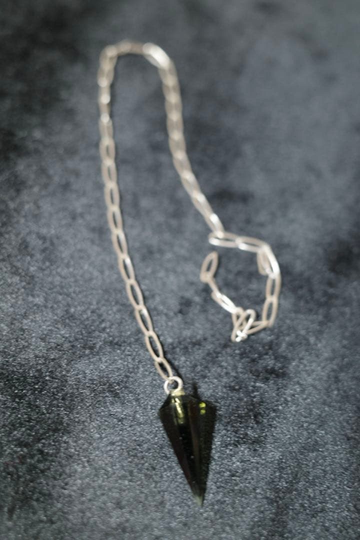 モルダバイト ペンデュラム 鑑別書付き