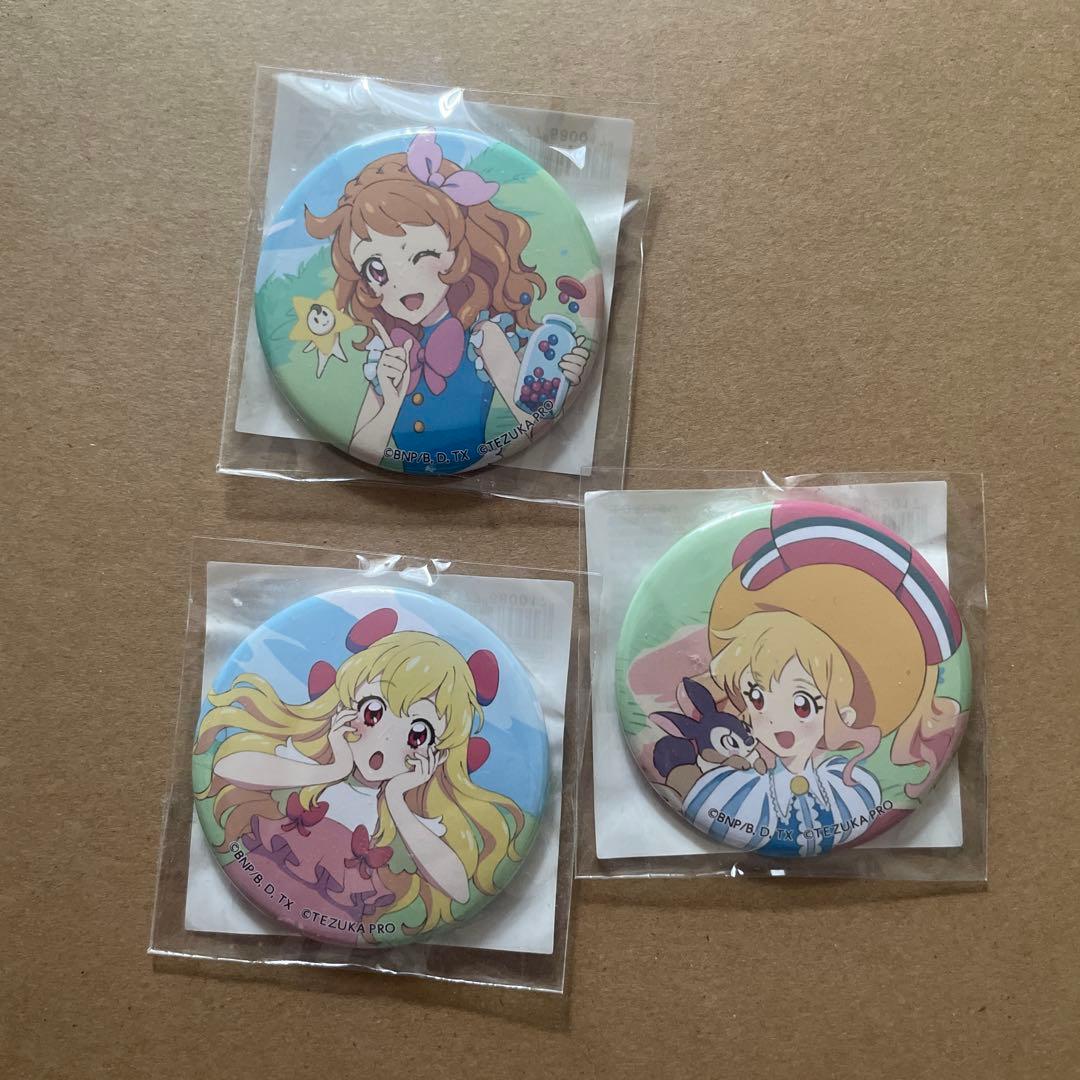 手塚治虫記念館　缶バッジ　3種 あかり　いちご　ゆめ　テヅカツ