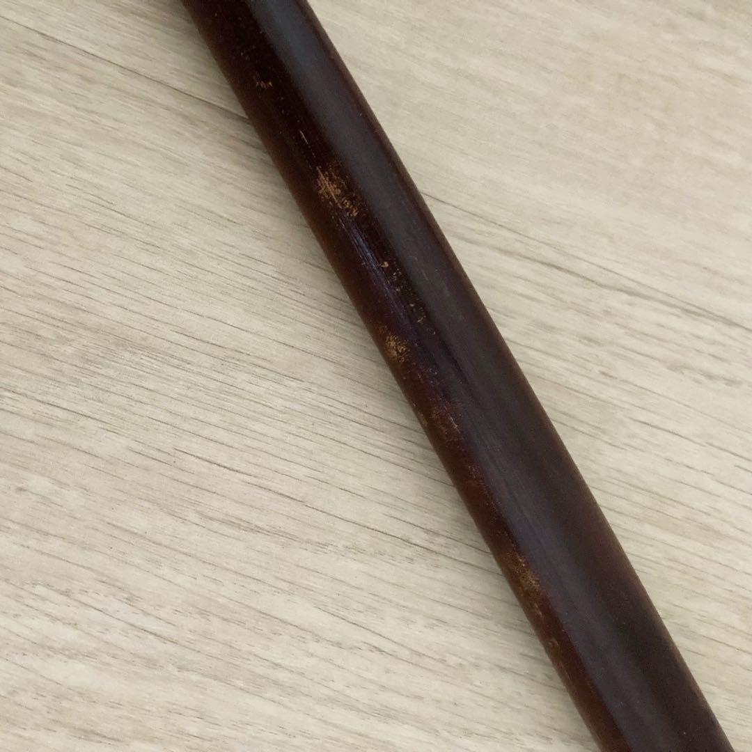 【美品・希少】篠笛 煤竹 古典調 四本調子 獅子田 姿管 七つ穴