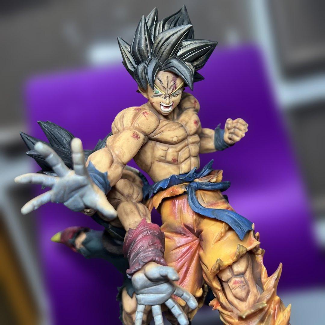 ドラゴンボール　リペイント　悟空　バーダック　フィギュア　鳥山明