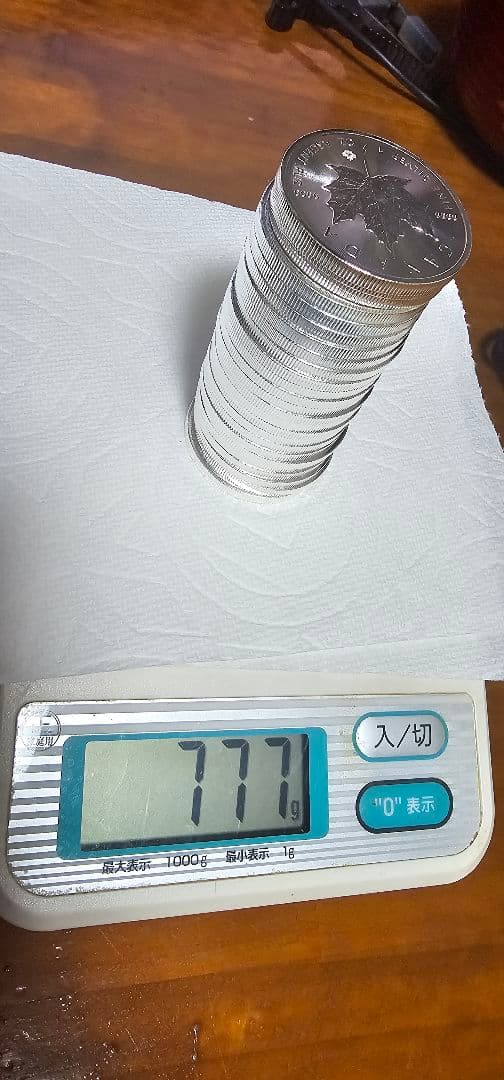 カナダメイプル2015, 9999純銀 1オンス x25枚