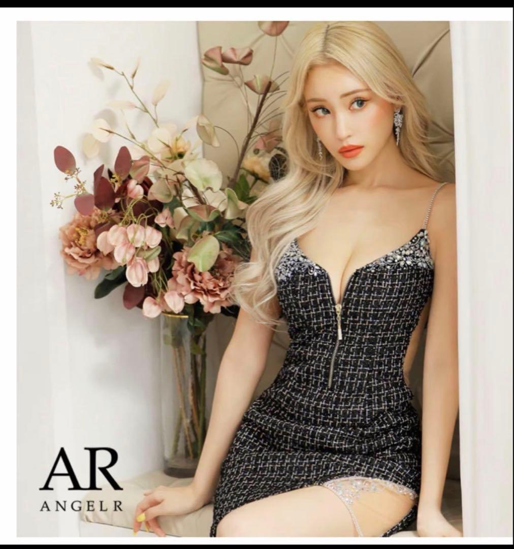 AR エンジェルアール　ツイード　ミニドレス　M