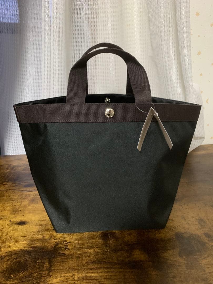 o*n様 新品エルベシャプリエ 707c ブラック舟形 トートバッグ Mサイズ