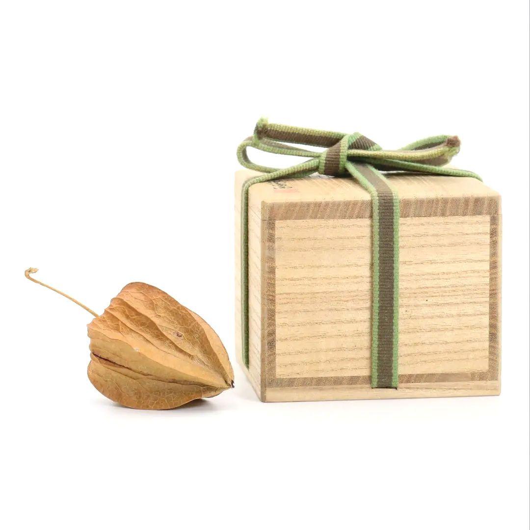 三代 中村尚濤済(喜太郎) 鬼灯 香合 乾漆 茶道具 共箱共布　rC799　N4