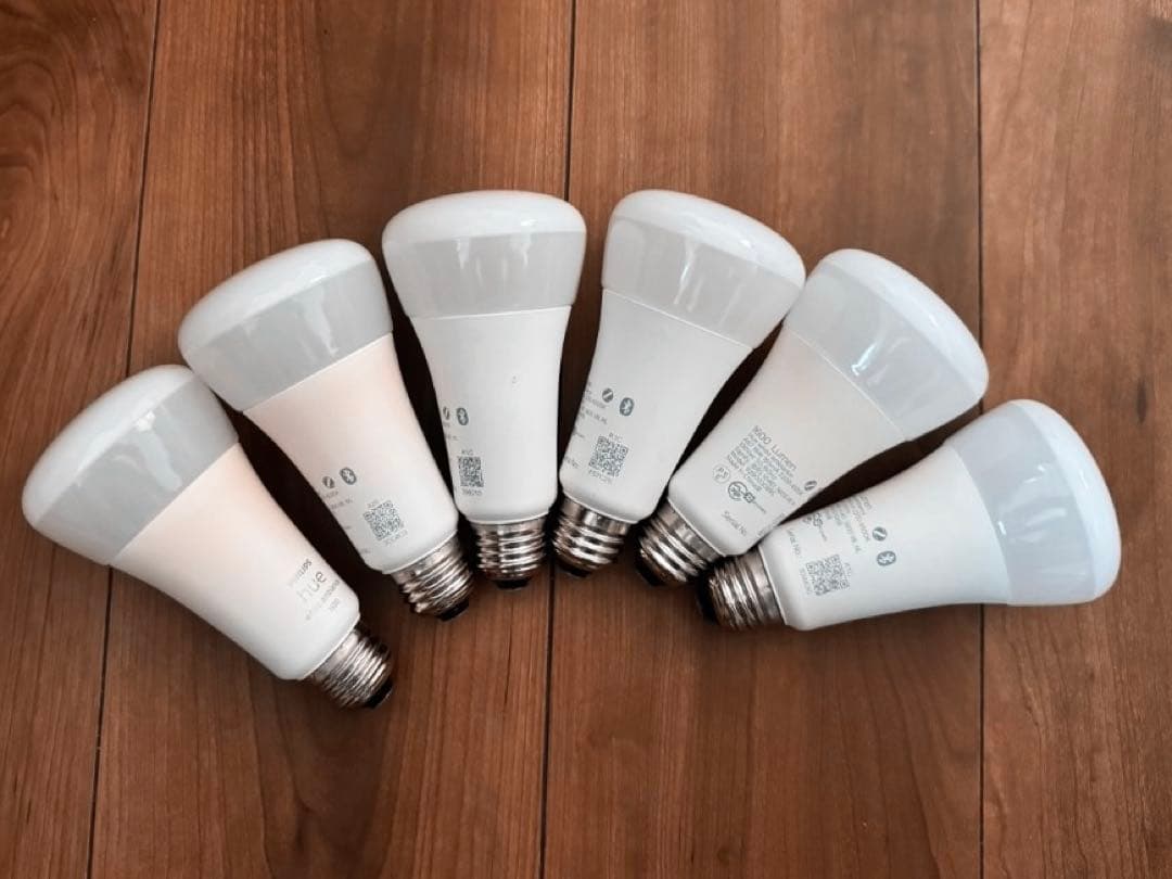 PhilipsHueスマート電球E26 100Wホワイトグラデーション6個セット