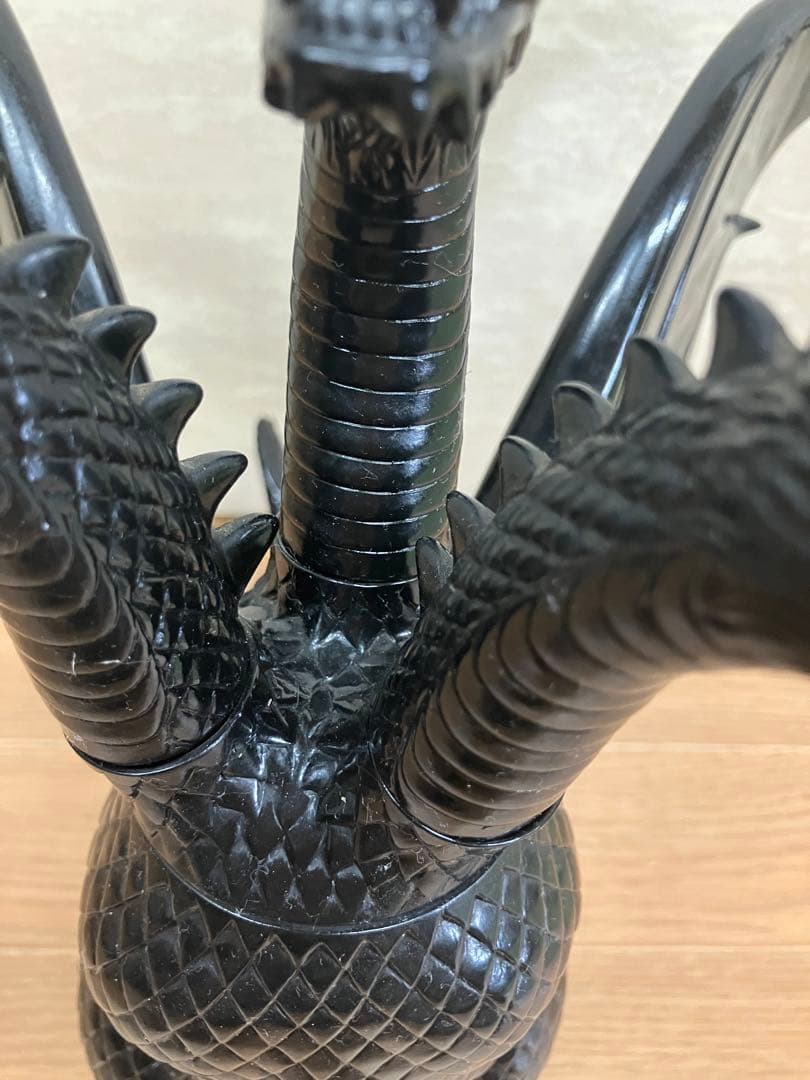 訳あり品　マルサンソフビ　キングギドラ　ブラックオブジェ
