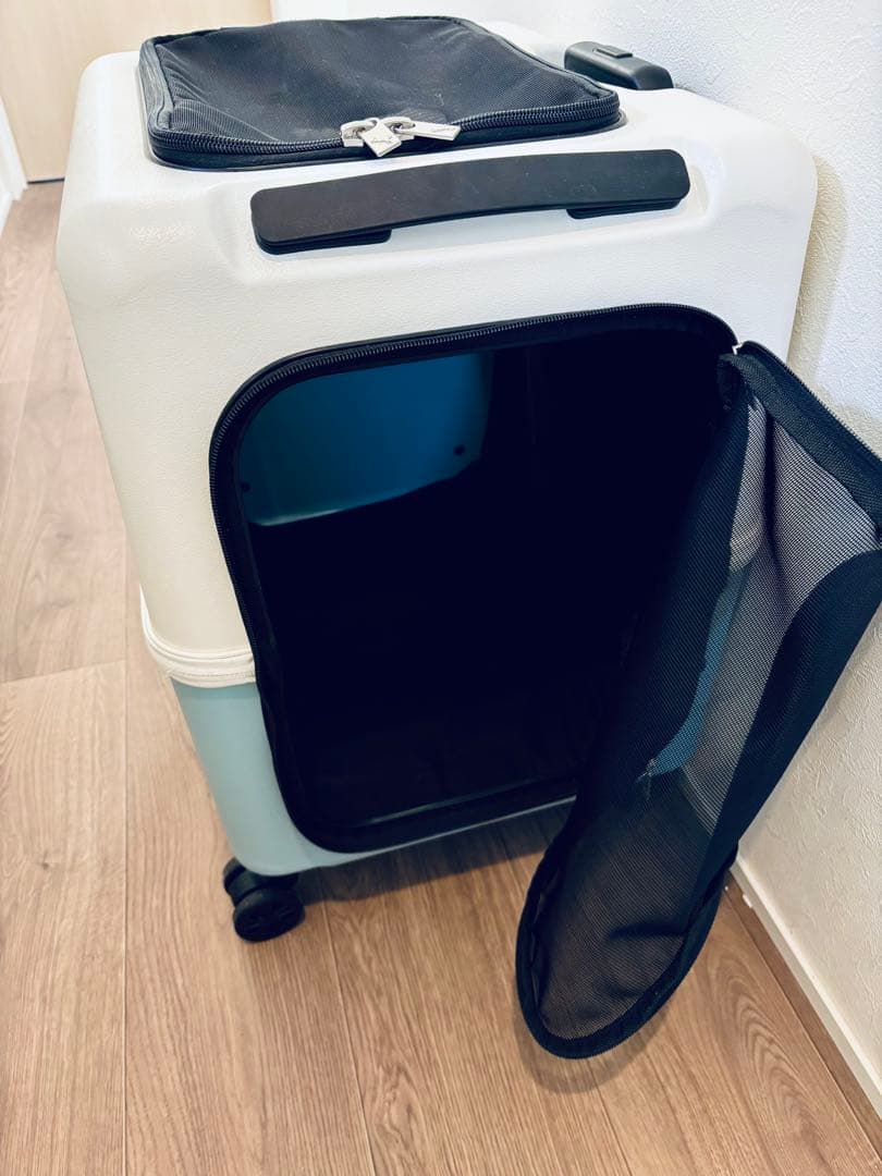 PETiCOペットキャリー【Lサイズ】、雨カバー・日除けつき