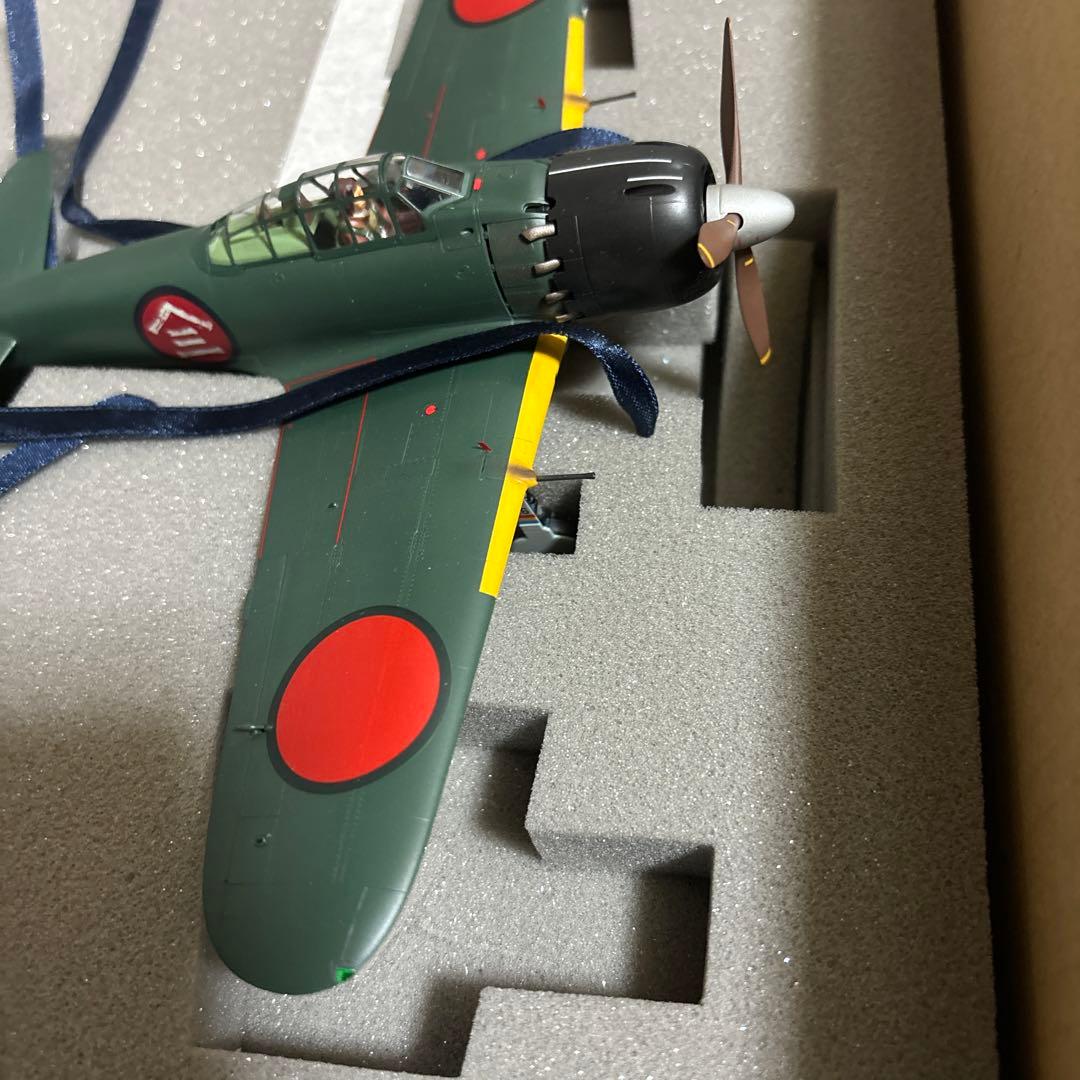 A*5様 タミヤ 148 零戦 52型 完成品　零式艦上戦闘機 五二装甲　戦闘1