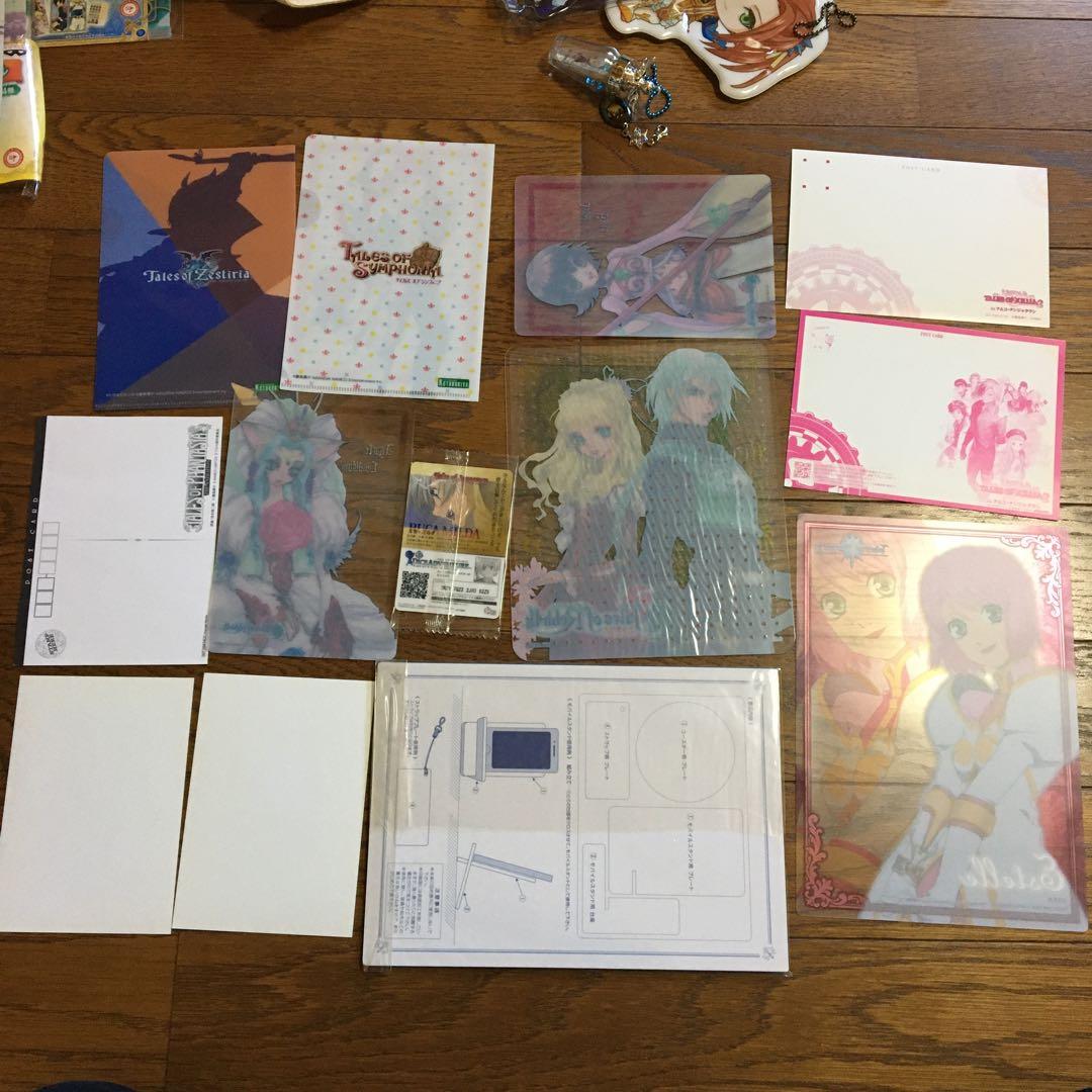 送料込み　テイルズ　うちわ　カード　缶バッジ　タオル　マスコット　グッズ　セット
