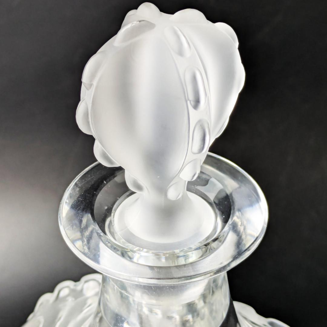 ラリック廃盤 27㎝デキャンタ パルメparme13307　波紋紋様 とても美品