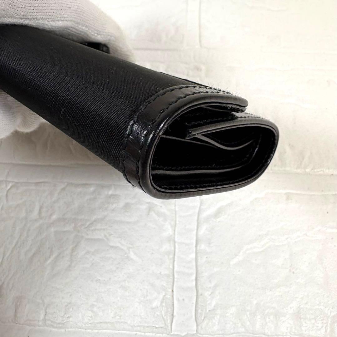 ☆【箱ギャランティー付き】プラダ PRADA 折り財布 リボン ブラック