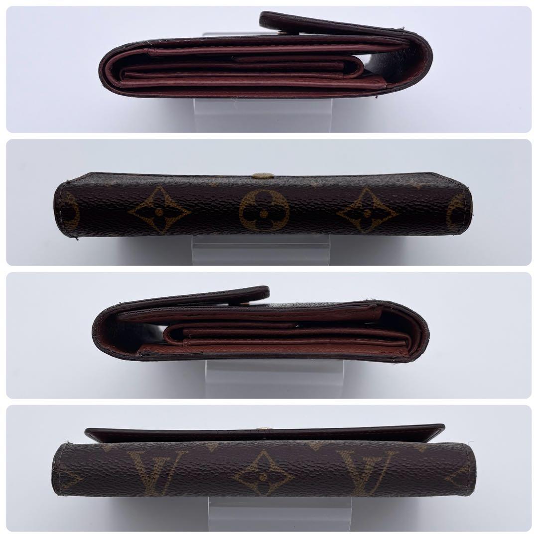 ルイヴィトン モノグラム ポルトトレゾール エテュイパピエ　三つ折り財布　正規品