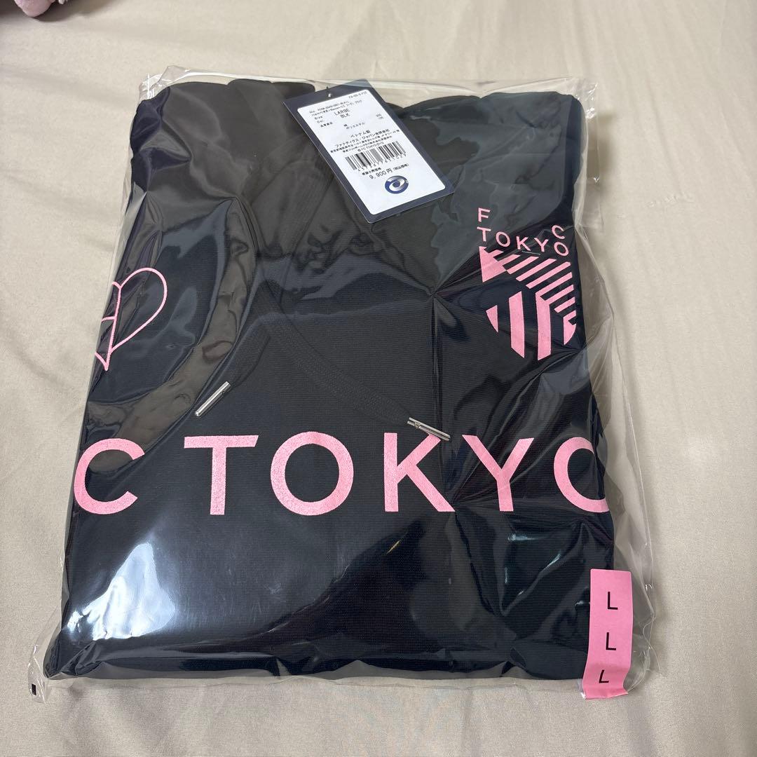 FC東京　BLACKPINK フーディ　ブラック　Lサイズ　即日配送