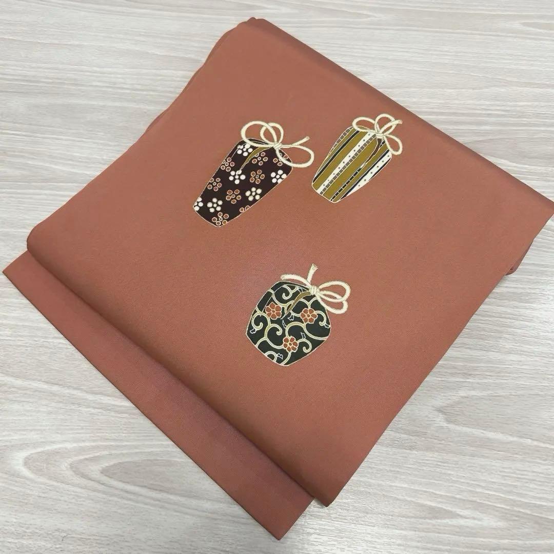 H*S様 O-436 名古屋帯 名古屋仕立て 九寸 正絹 着物