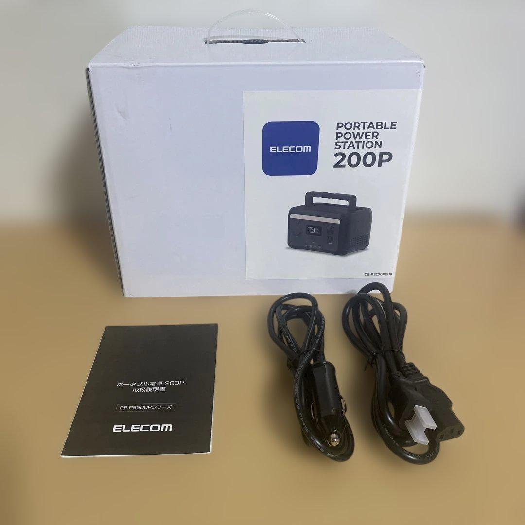 ✨ エレコム ポータブル電源 200P