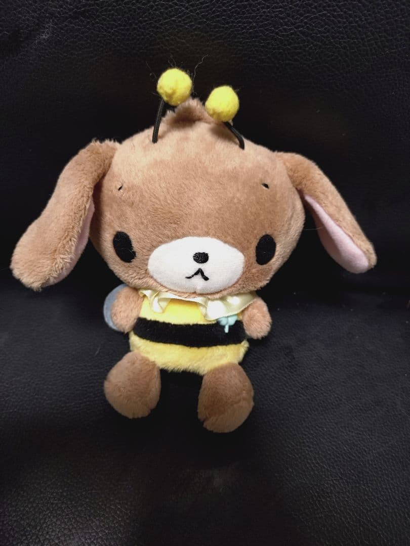 シュガーバニーズ　くろうさ　キグルミ クロミツバチ　ぬいぐるみ
