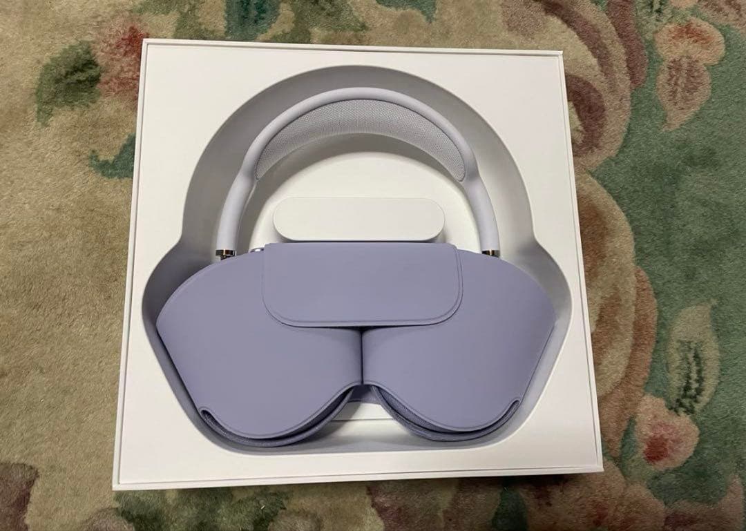 AirPods Max パープル 美品 Apple 純正 箱付き