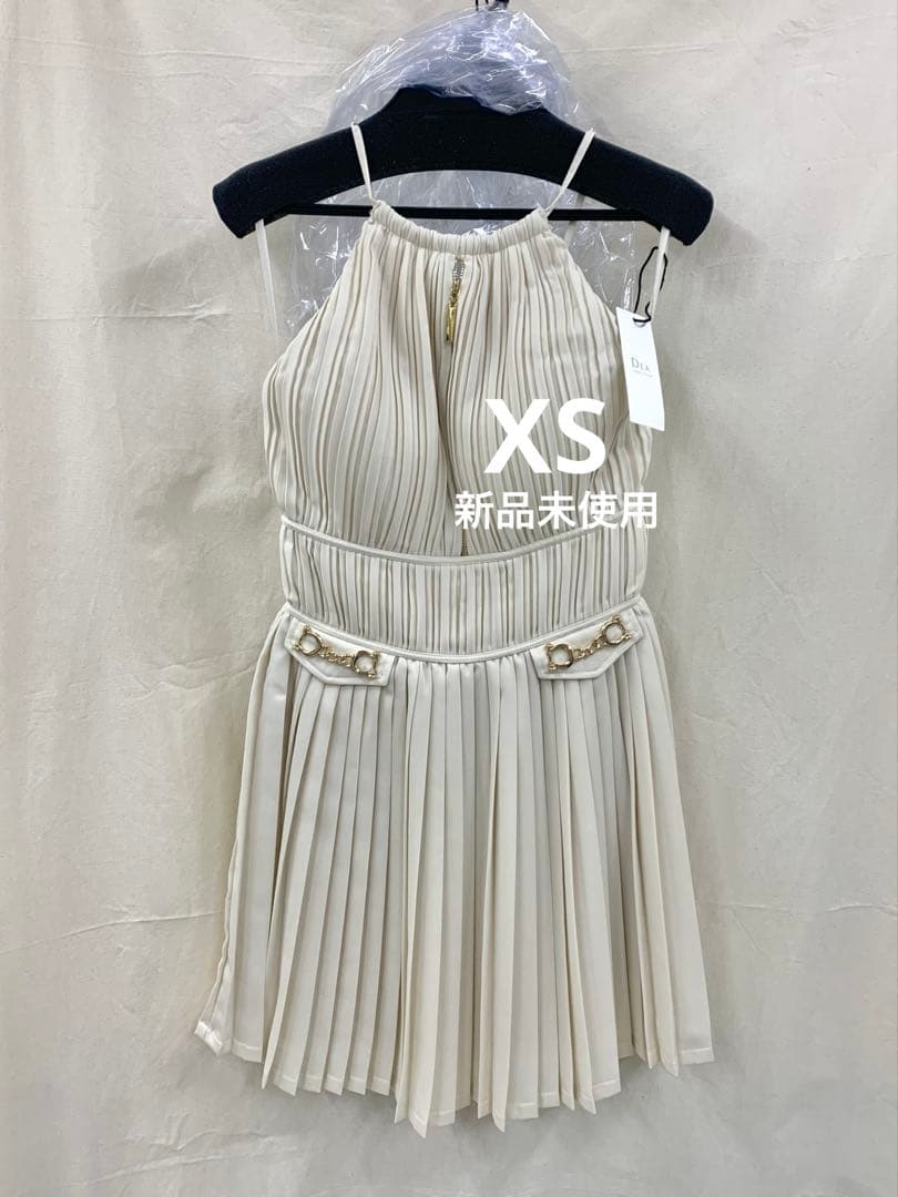 XS アイボリー　4628 ローブドフルール　グロッシーブリエキャバドレス