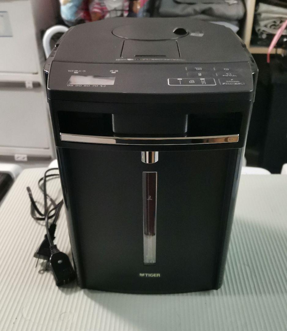 TIGER 電気ポット ブラック 2023年製