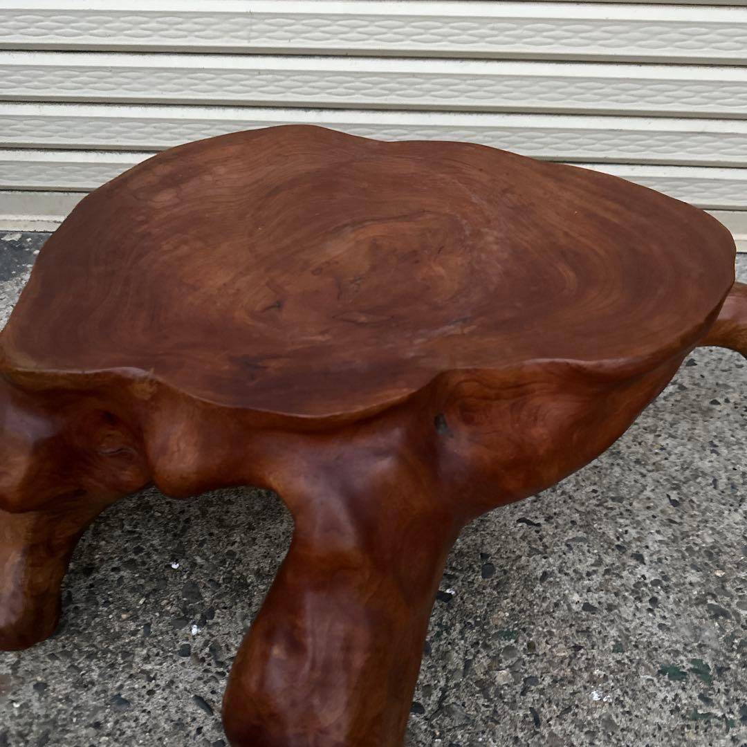 瞬間的お値下げ❣️無垢材 自然形状 木の花台