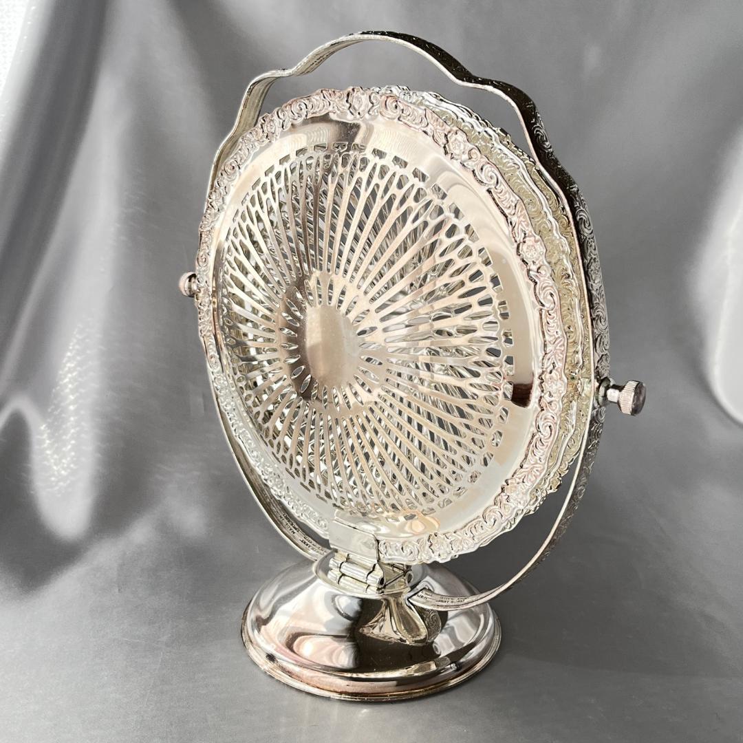 【英国】 ケーキスタンド 　Queen Anne バタフライ式