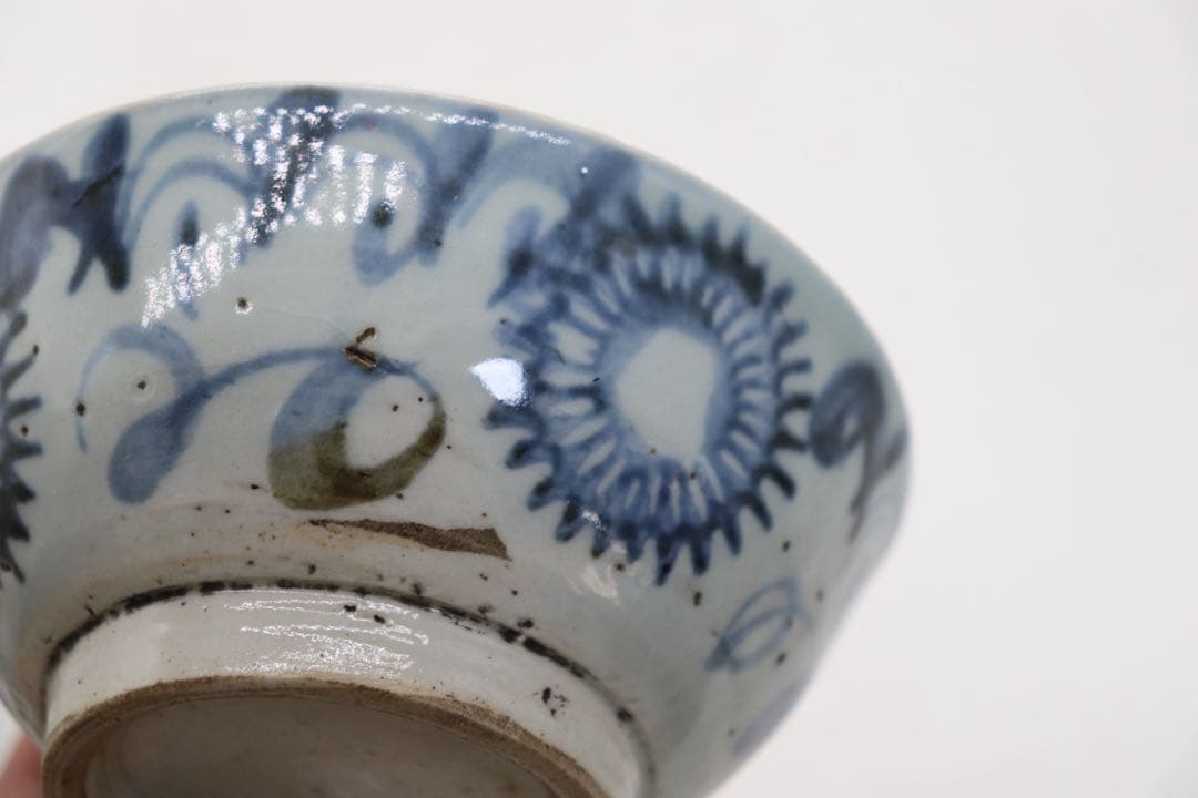 中国　明時代　染付お碗2点　アンティーク　送料込み250827-2