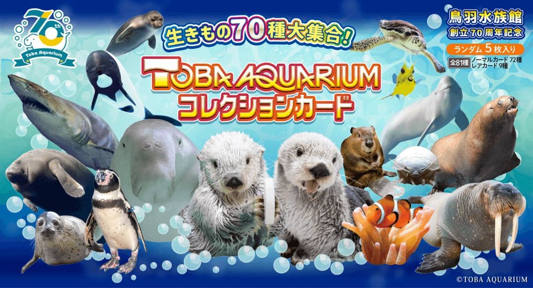 【匿名配送】鳥羽水族館　TOBA AQUARIUMコレクションカード　キラ