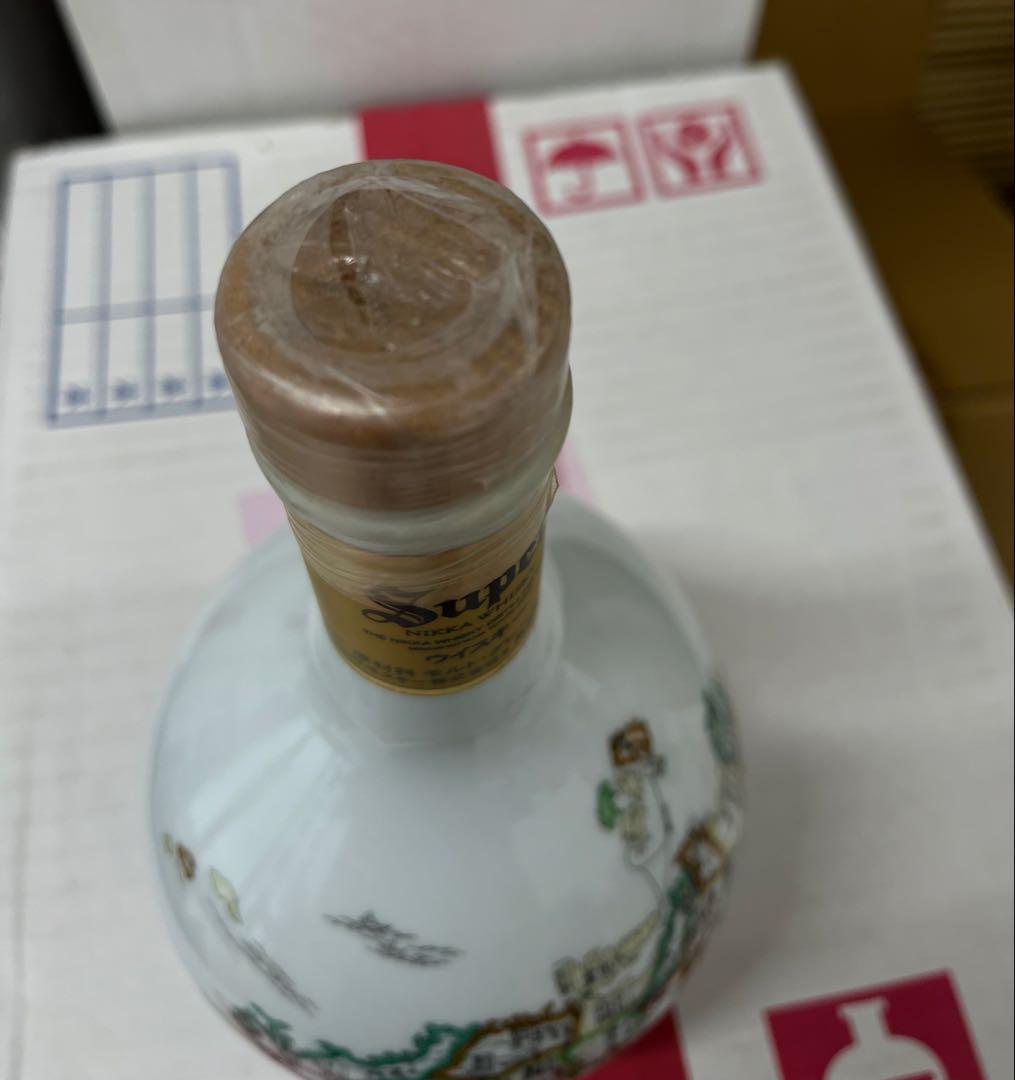 ニッカSuper ウイスキー 有田焼ボトル600ml 43%