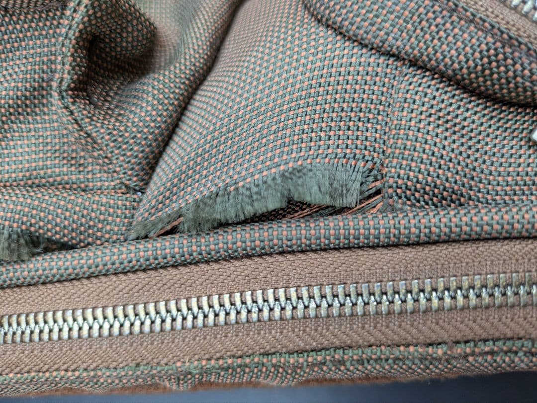 HERMES エールライン キャリーケース スーツケース ブラウン