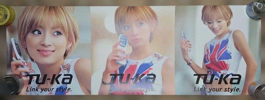 浜崎あゆみTU-KA ユニオンジャック ポスター