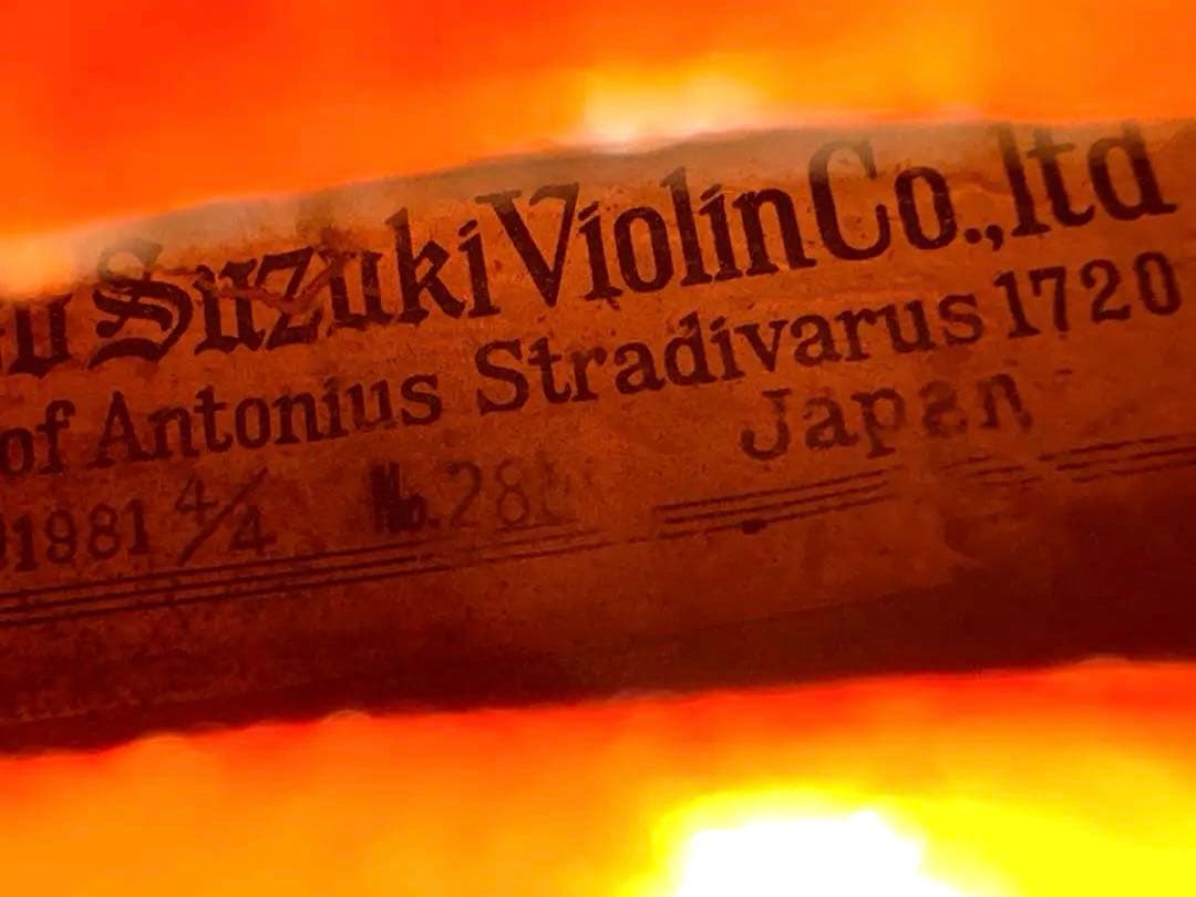 ♪【美良品】SUZUKI■バイオリン■ストラディバリウス■4／4■1088 ♪