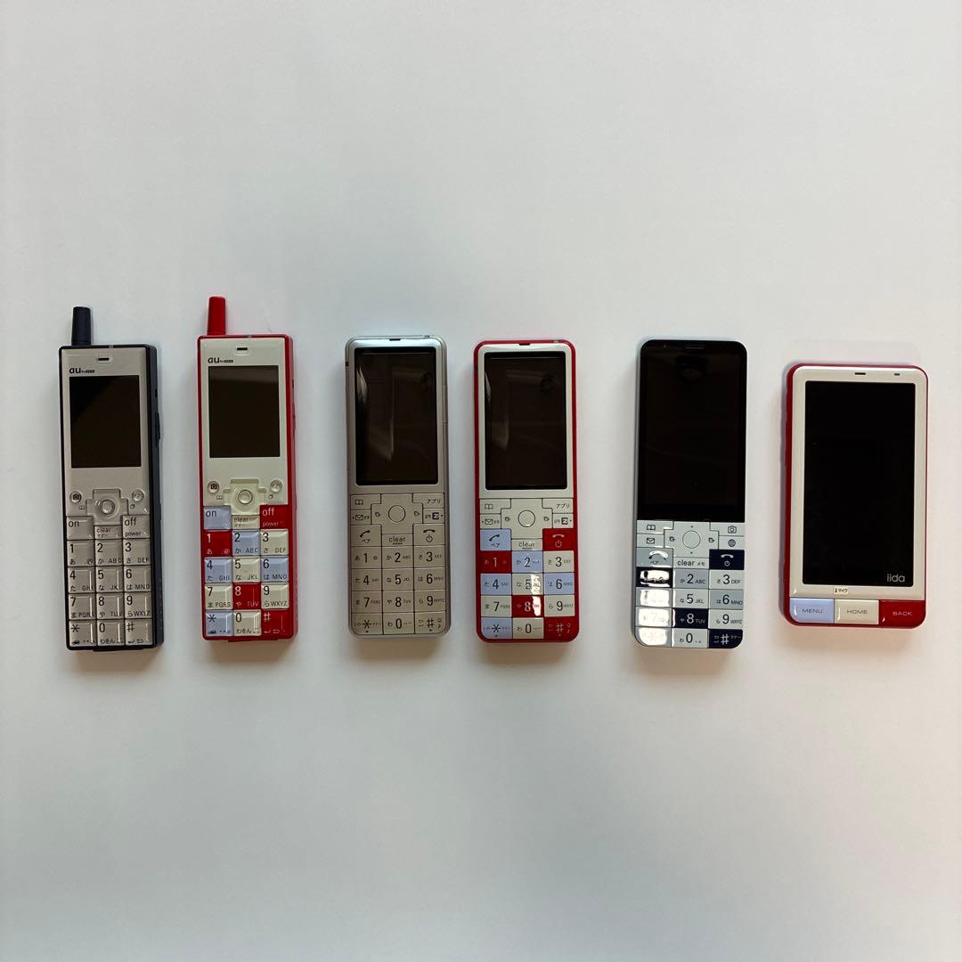 INFOBAR おまとめ6点　バッテリー無し　 充電器　2点、箱1点