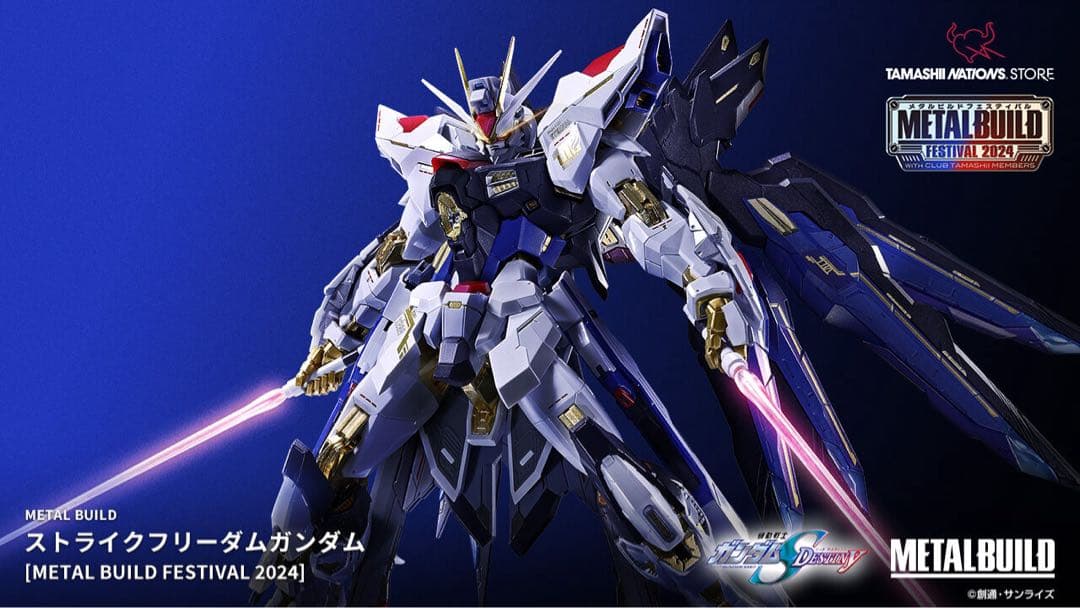 メタルビルド　ストライクフリーダム&ディスティニーガンダム　2024